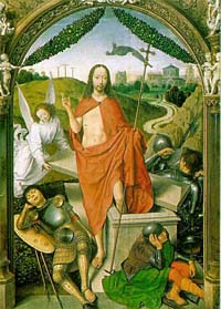 De verrijzenis van Christus door Memling